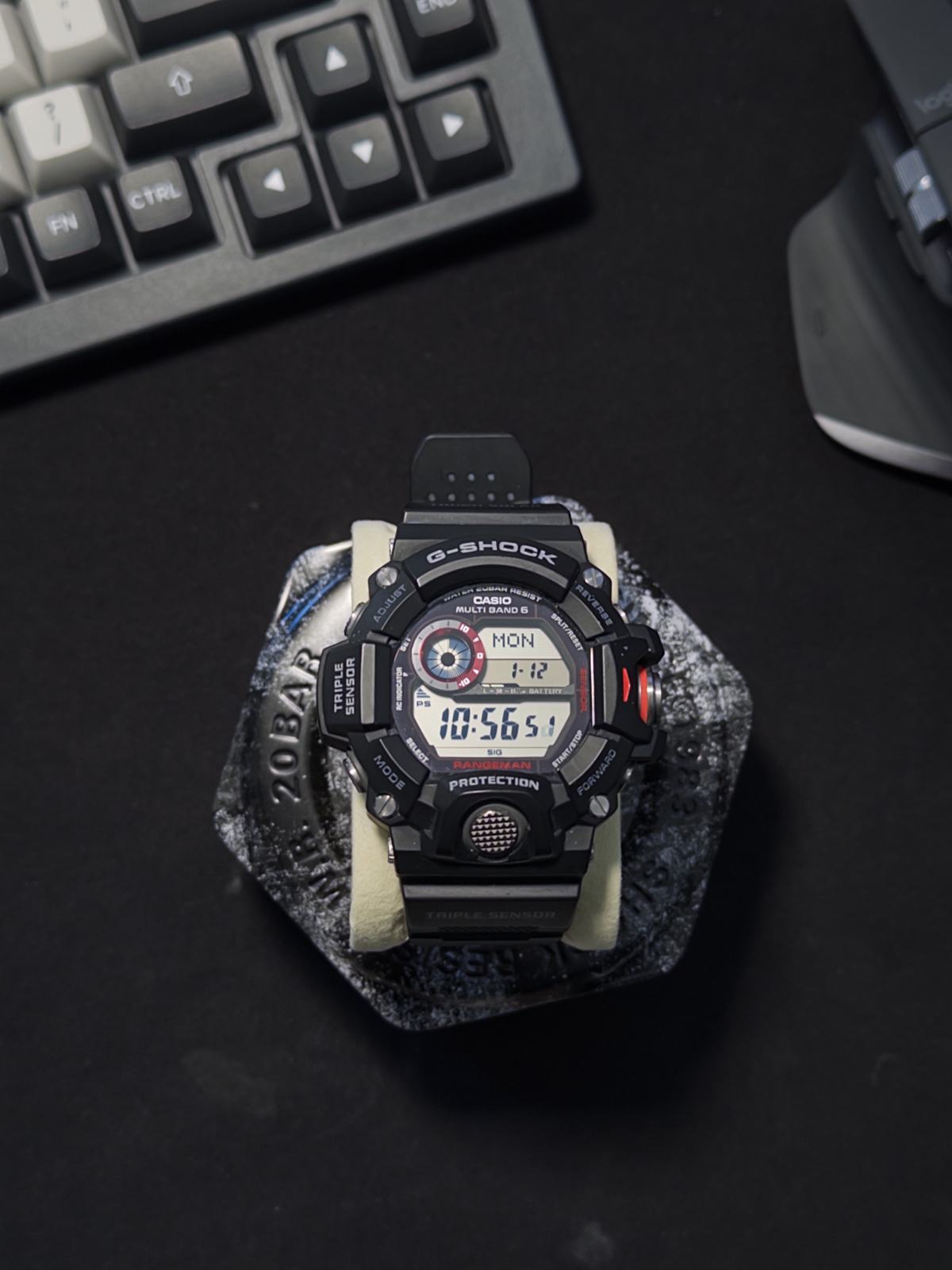 4 Viti Decorative Per Lunetta Casio G-Shock Rangeman GW-9400 - Oro Nero Argento