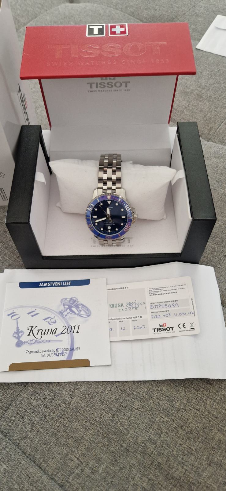 Tissot Seastar 1000 Powermatic 80 40mm - Orologio Subacqueo Automatico Con Quadrante Verde - 4