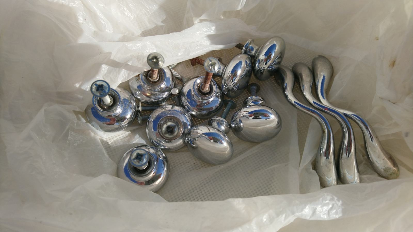 Utapajuce Inox Rucke Rucke krom za ladice ormara inox 9kom + 3kom