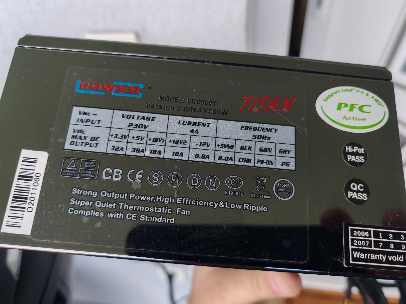 Napajanje LC Power Titan 560w