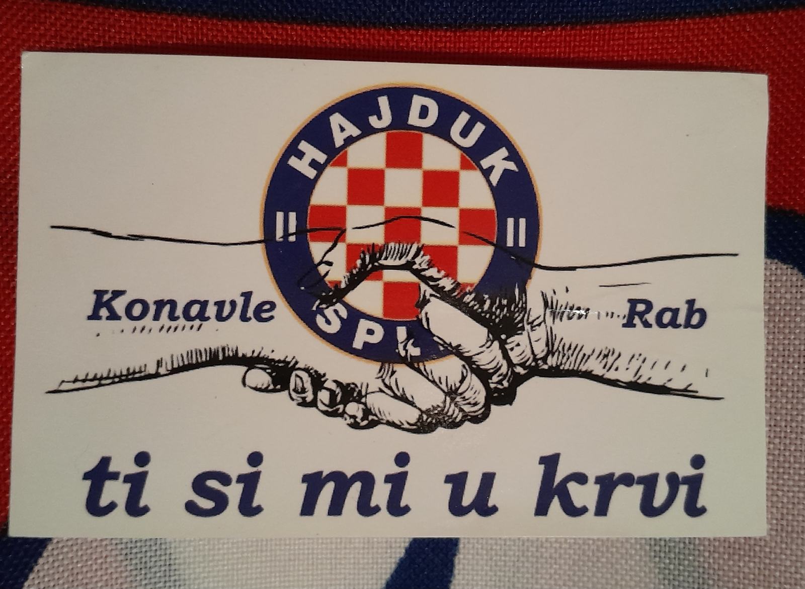 Naljepnica Torcida Rab - Konavle