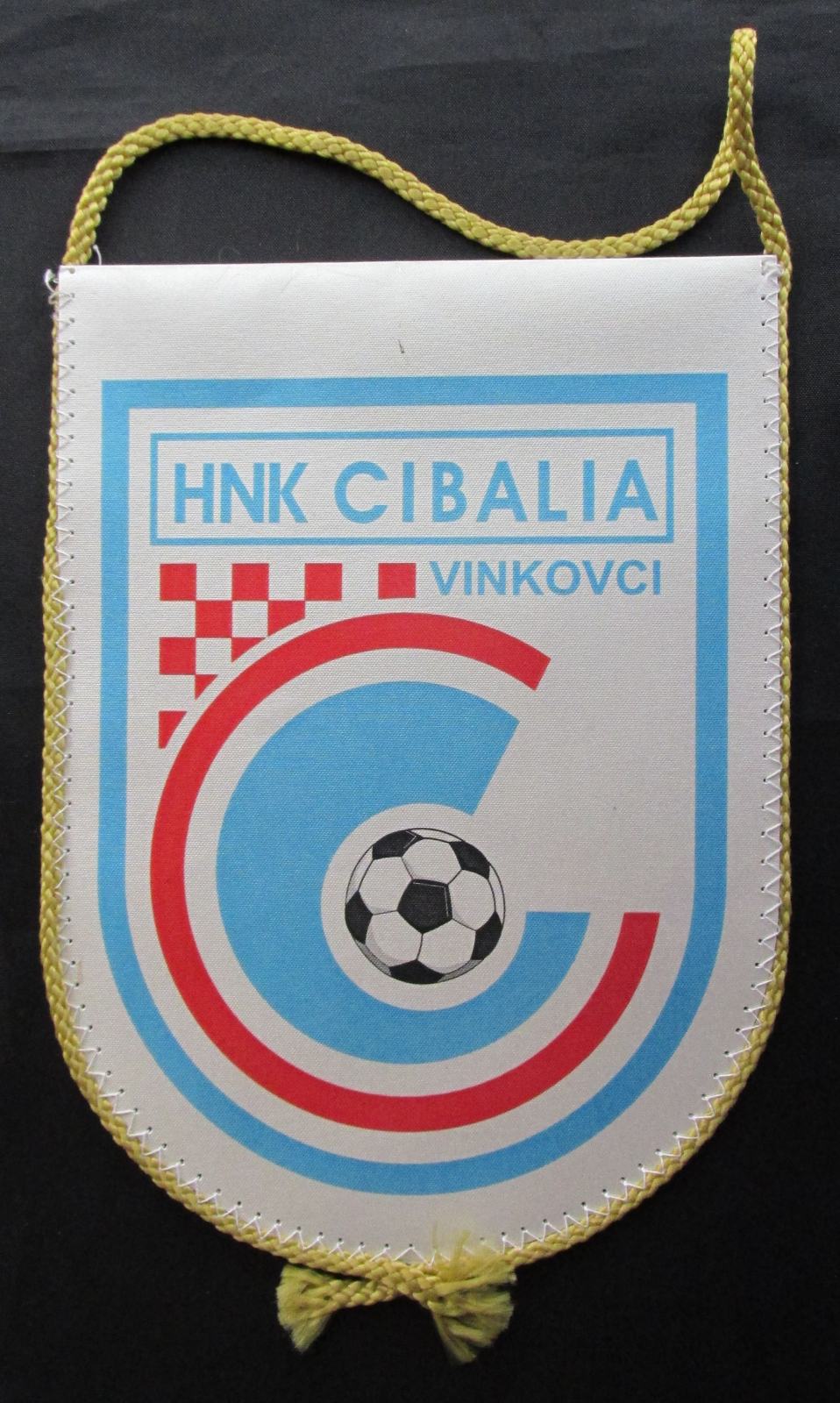 Ancien Fanion CIBALIA VINKOVCI – Croatie – Vintage Supporter