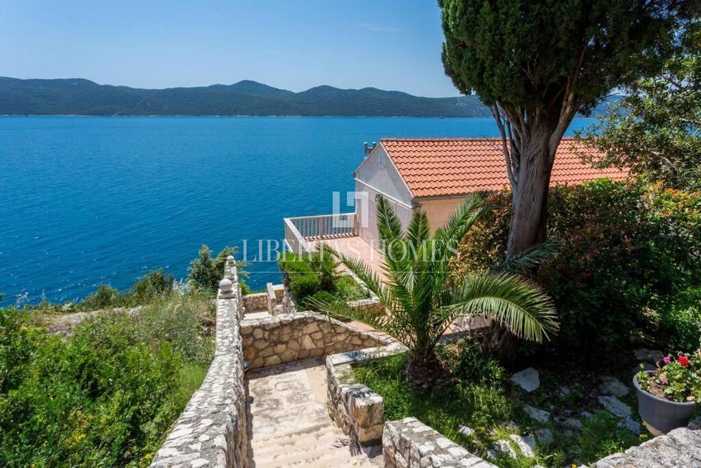 Luksuzna obalna nekretnina s izravnim pristupom moru, blizu Dubrovnika