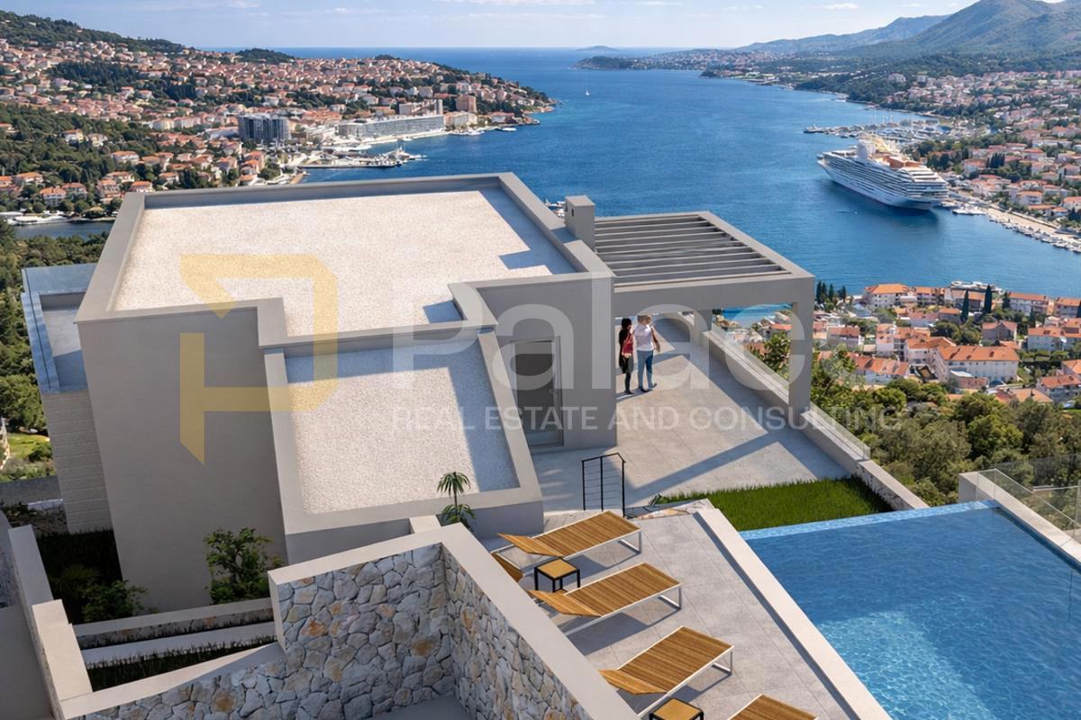 Luksuzni stan S4 s bazenom u novogradnji na Nuncijati, Dubrovnik