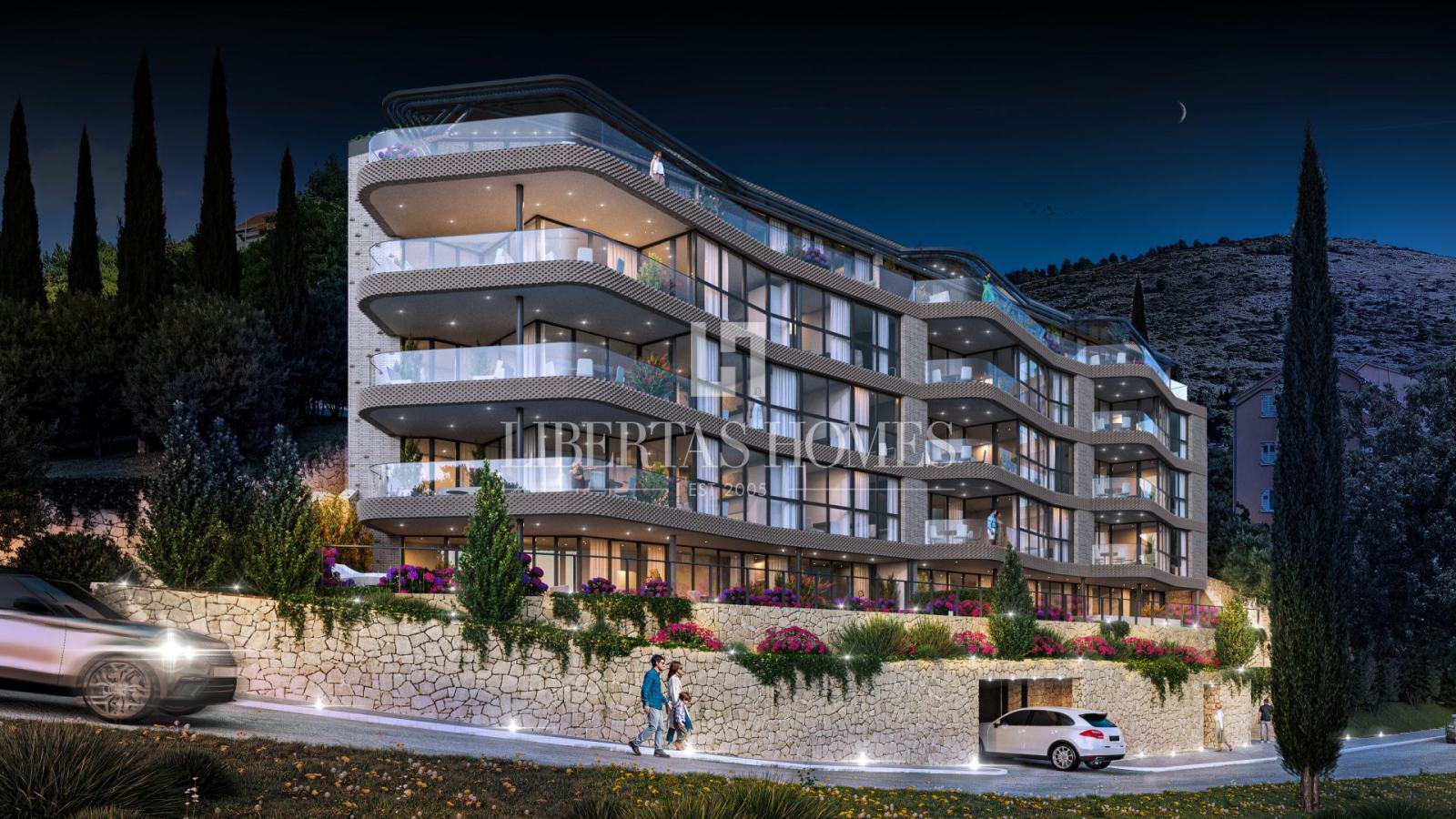 Prodaja stanova u luksuznom kompleksu s pogledom na Gruški akvatorij,