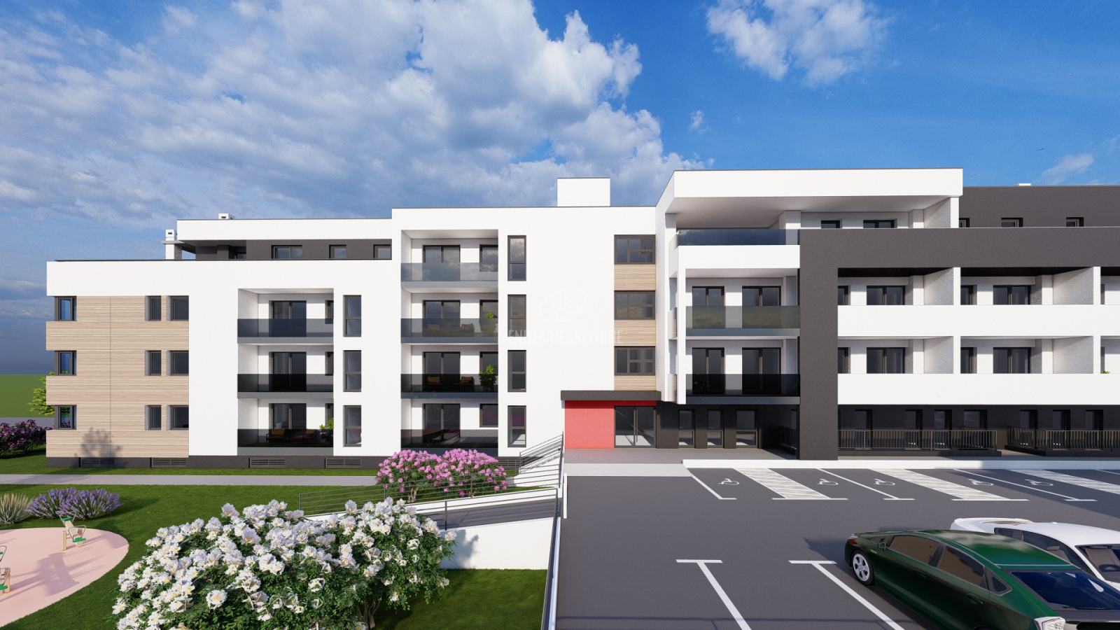 Novogradnja u pretprodaji – 2S STAN, prizemlje, 60,30 m², Globetka, Ča