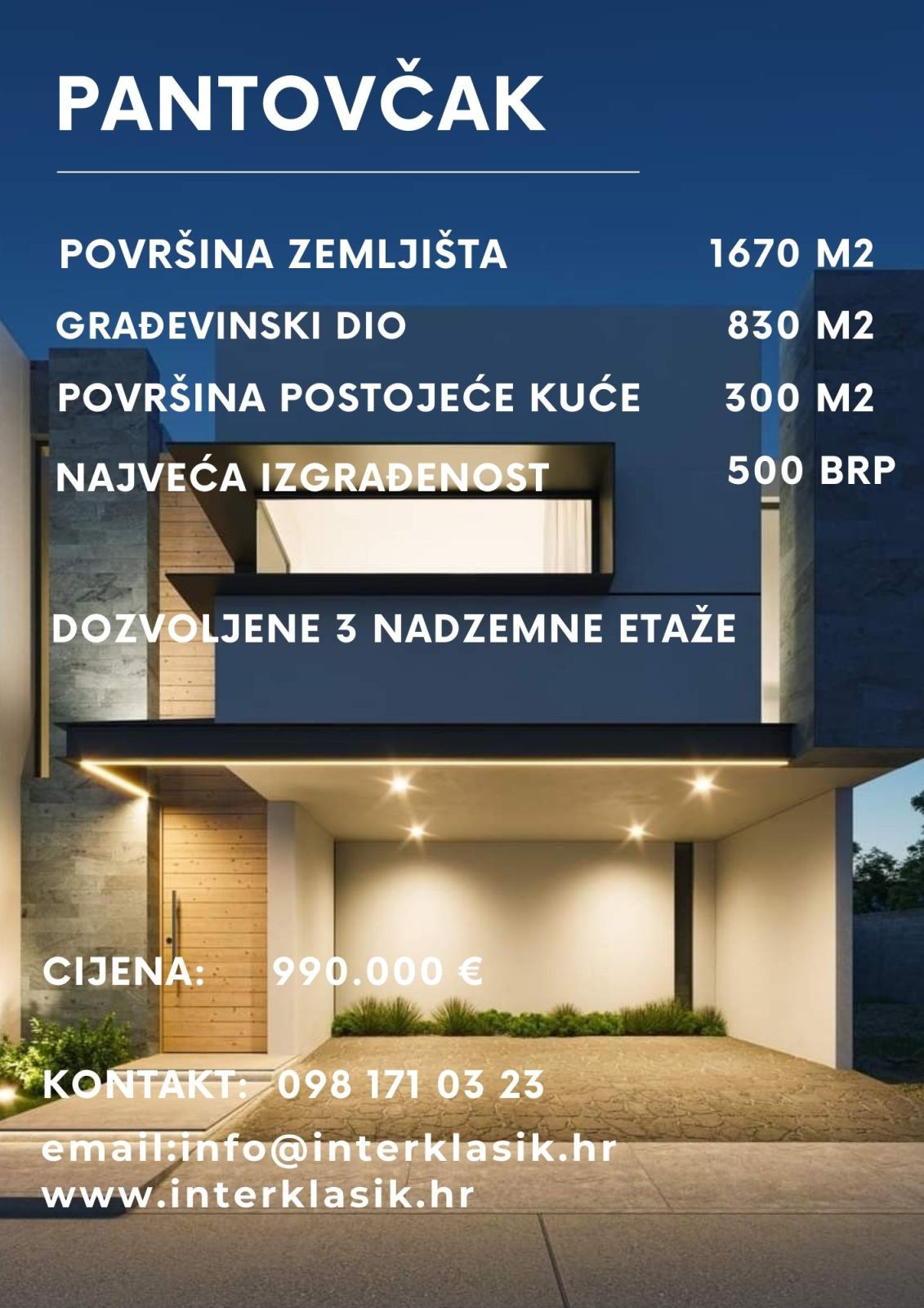 Prodaja, Zagreb, Pantovčak, kuća, 300 m2, zemljište 1670 m2, garaža ...