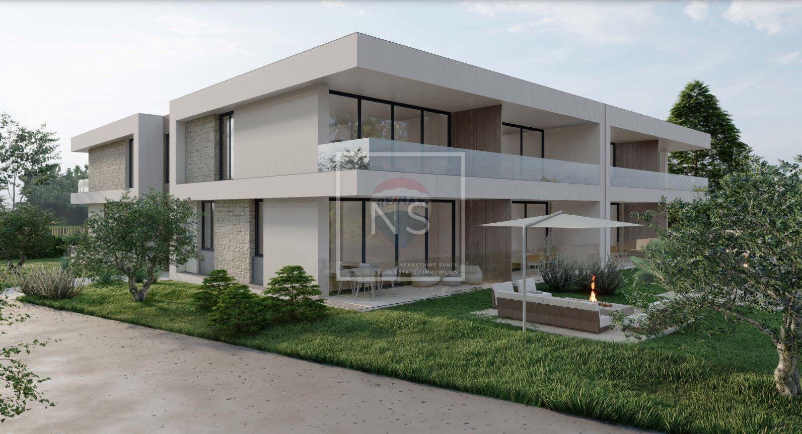 PRODANO - ROVINJ - OKOLICA - moderan stan u novogradnji 73,66 m2