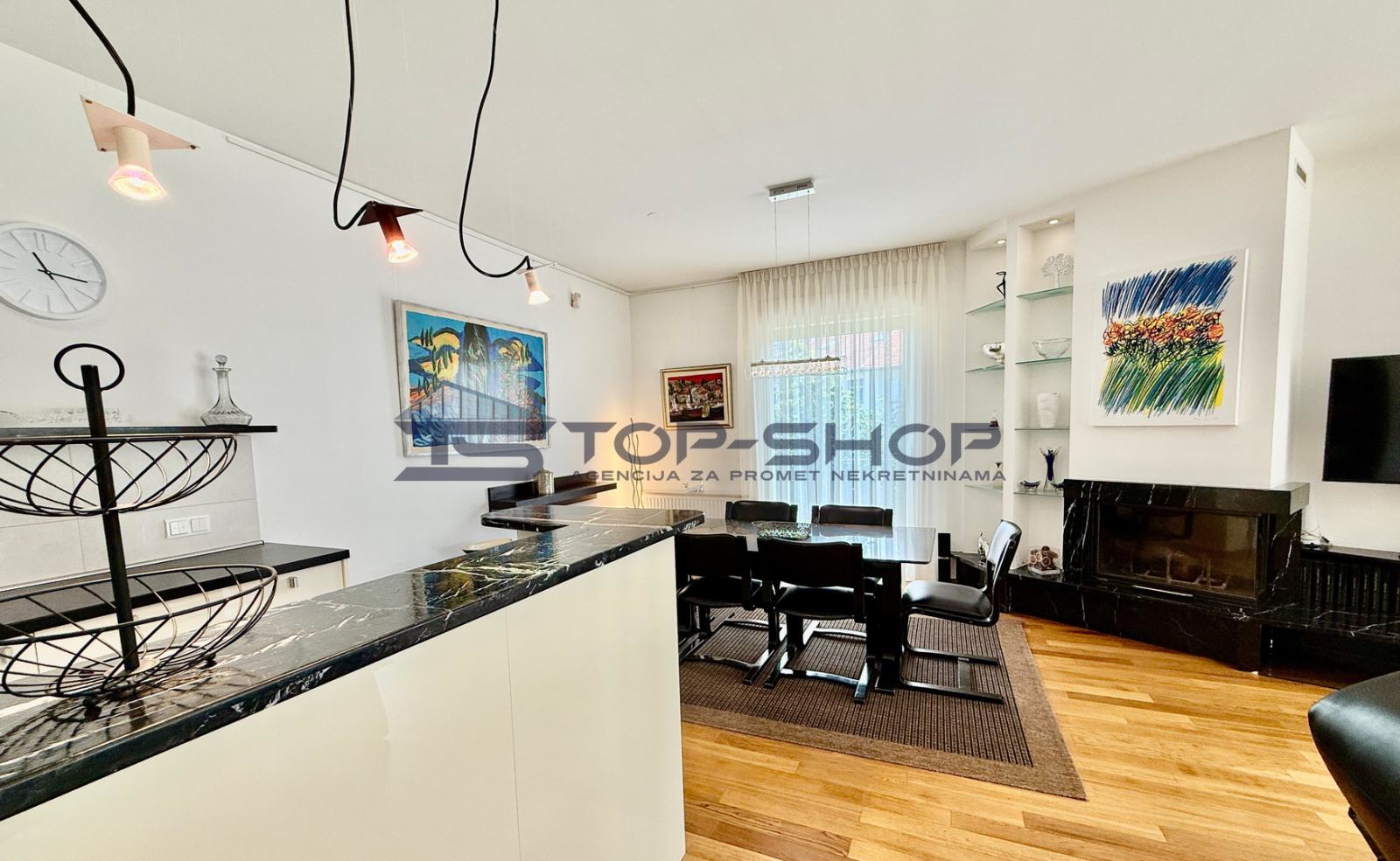 ŠALATA,SREBRNJAK, odličan novouređen 4 soban stan 120 m2 +garaža+vrt