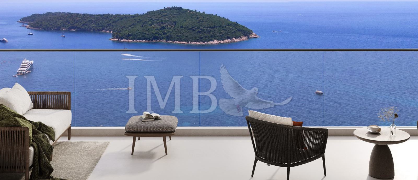 Stan 51 m2 PANORAMSKI SPEKTAKULARAN POGLED NA DUBROVNIK I MORE