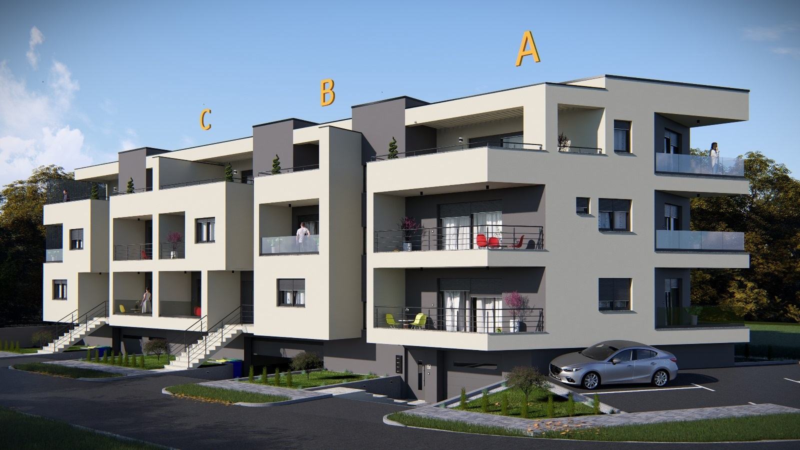 Stan: Bjelovar, 56.00 m2, novogradnja