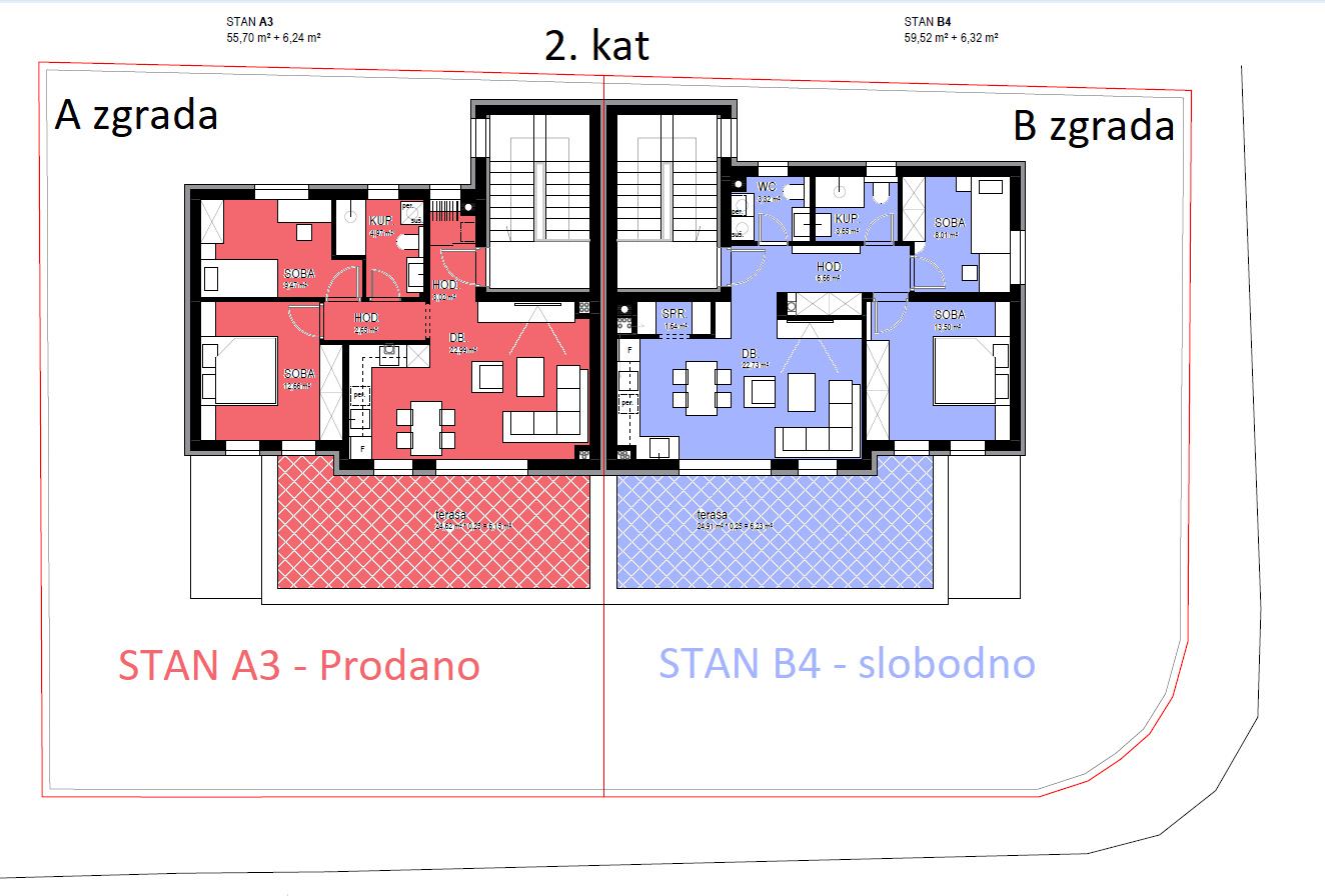 Stan: Bjelovar, 67.00 m2, B4_MPAC