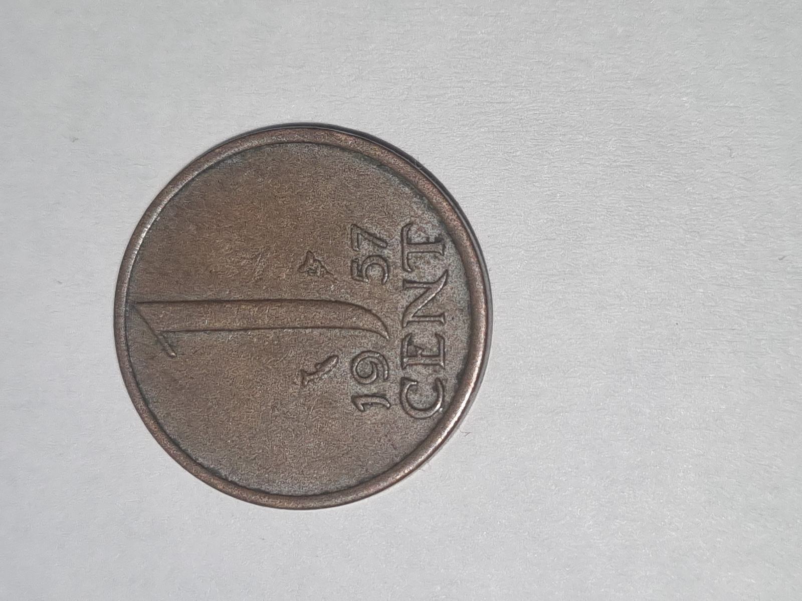 1 Cent 1957 Netherlands