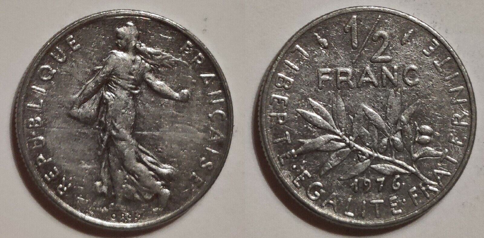 Pièce De 1 Franc 1976 - Semeuse - Nickel - Qualité B
