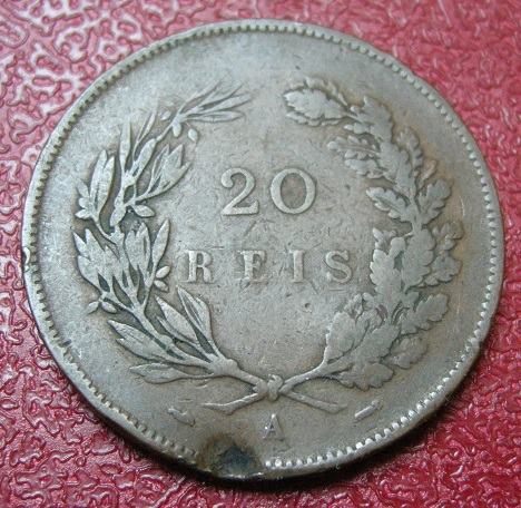 PORTUGAL 20 REIS 1891