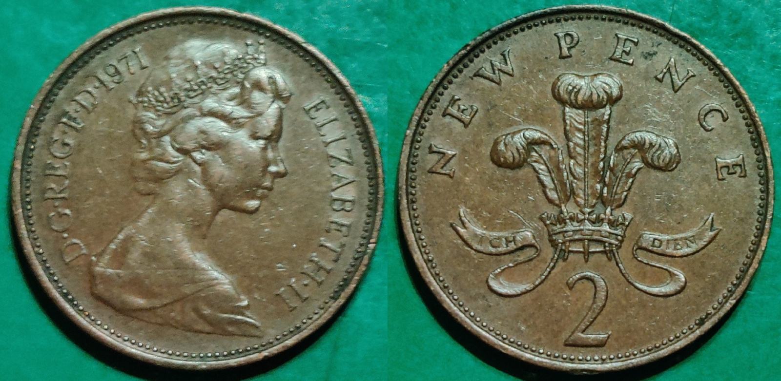 2 New Pence 1971 Where To Sell