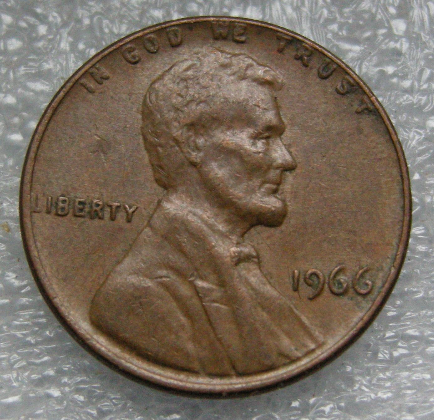 UNITED STATES 1 cent 1966