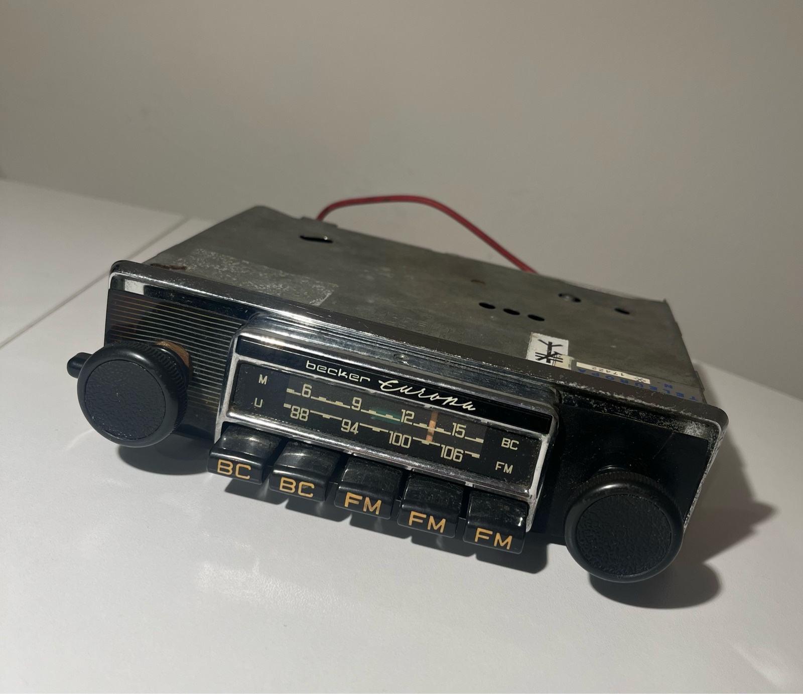 Becker Europe Radio, 1971.