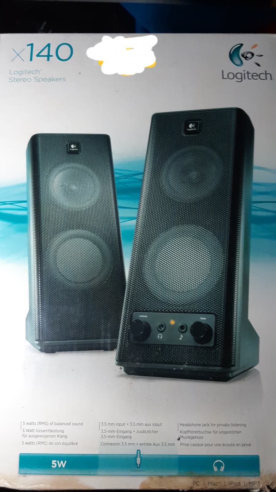 Logitech Z140 Zvučnik Logitech X-140 2.0, novo