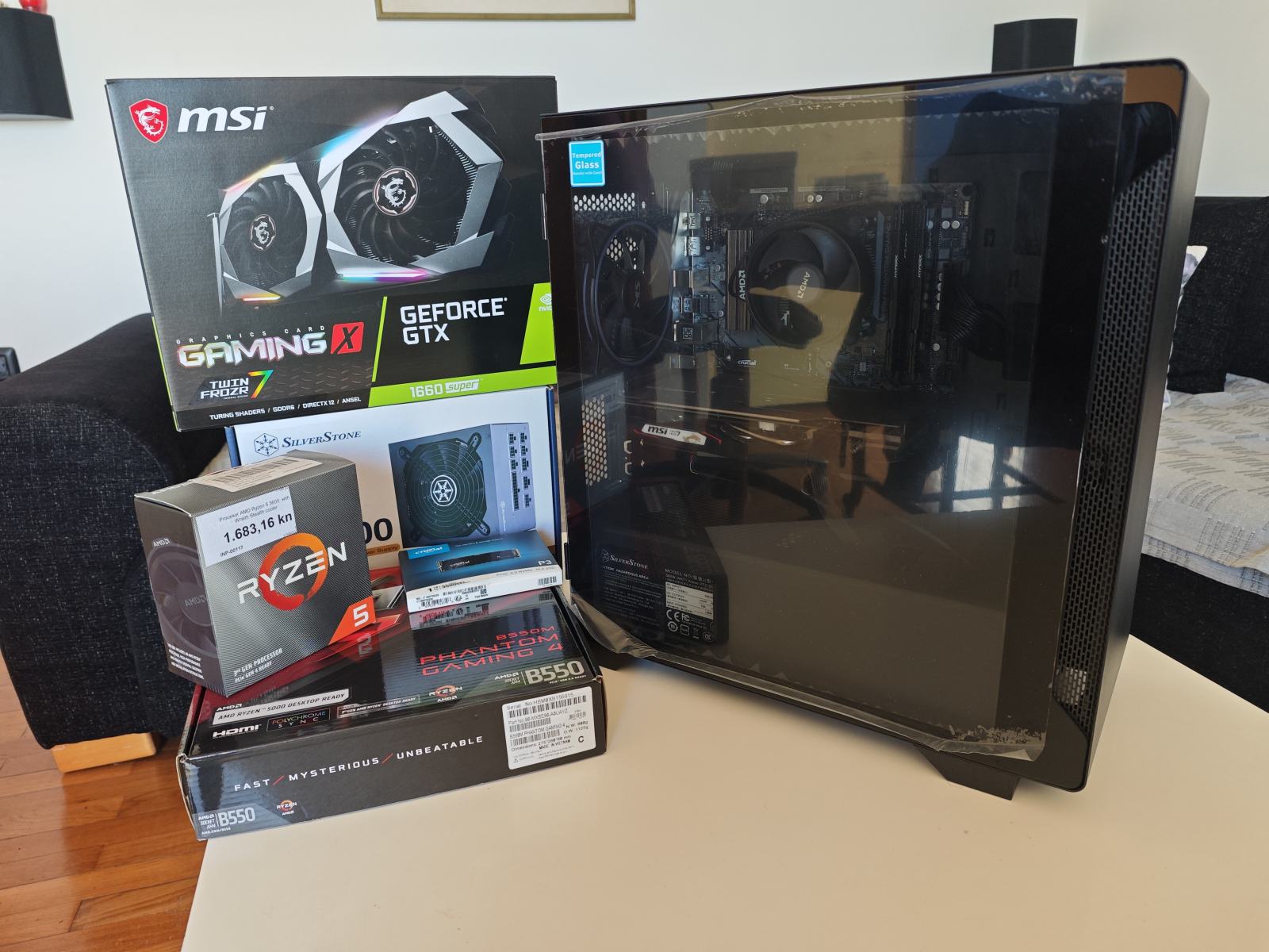 Gaming PC - Ryzen 5 3600 - GTX 1660 Super - 16 GB RAM - 1TB NVMe