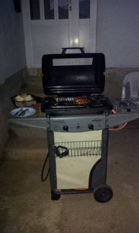 CAMPINGAZ BARBECUE A GAS EXPERT DELUXE CON PIETRA LAVICA FORNELLO GRIGLIA BBQ eB