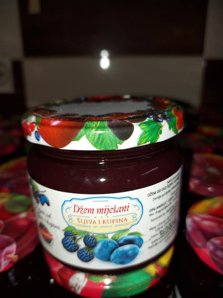 Džem od eko voća kupina-šljiva 370 ml