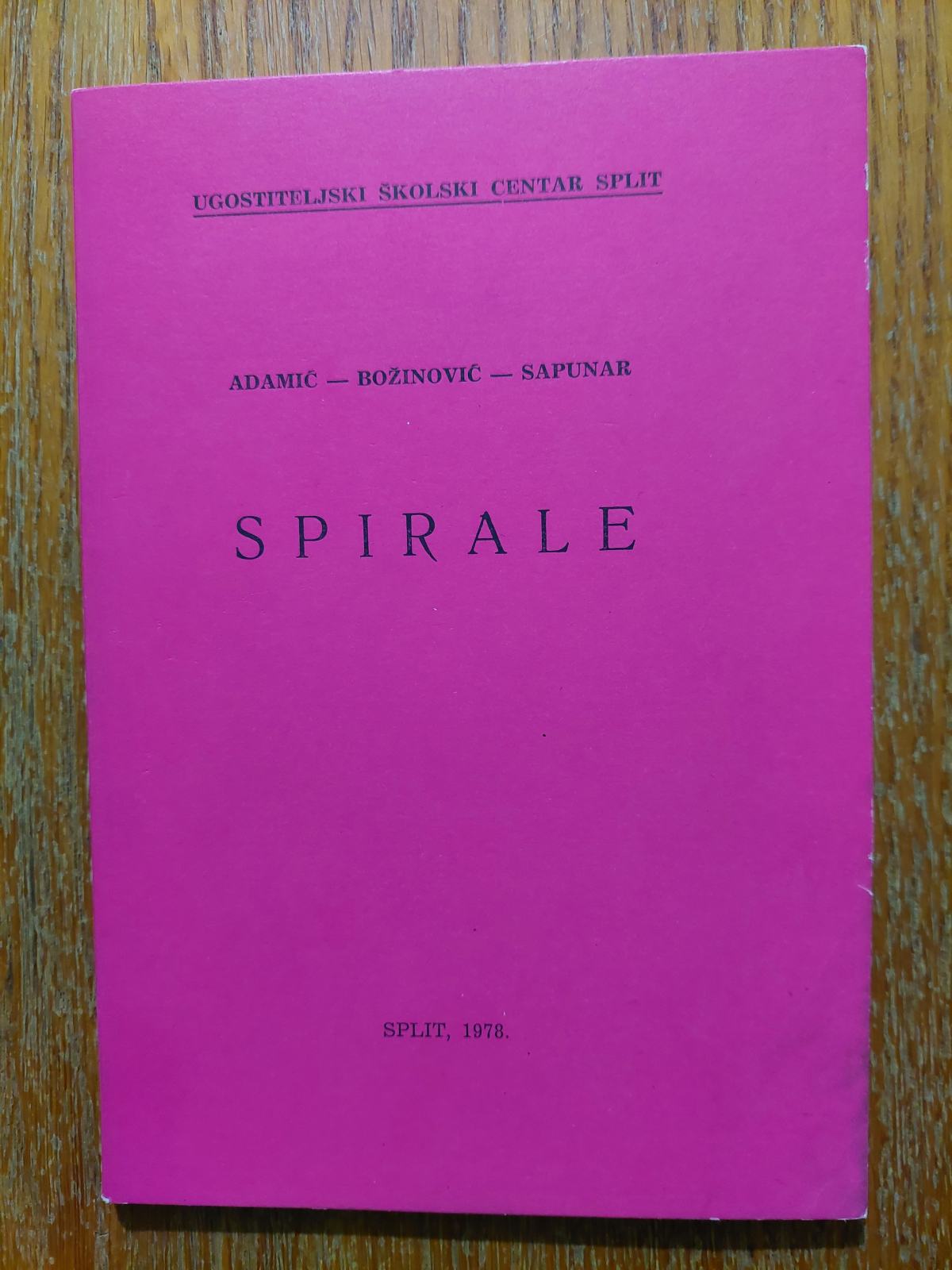 SPIRALE - Stanislava Adamić & Tadimir Božinović & Ante Sapunar