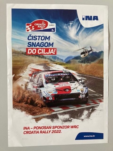 Poster INA Croatia rally 2022, novo
