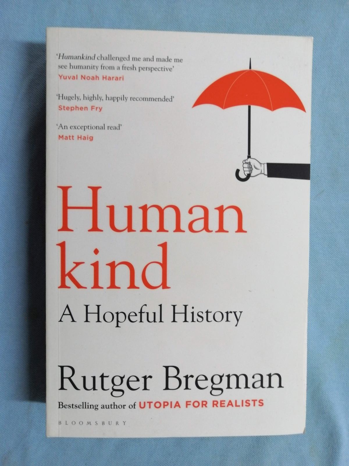 HUMANKIND: A HOPEFUL History De Bregman, Rutger | Livre | état - Foto 9