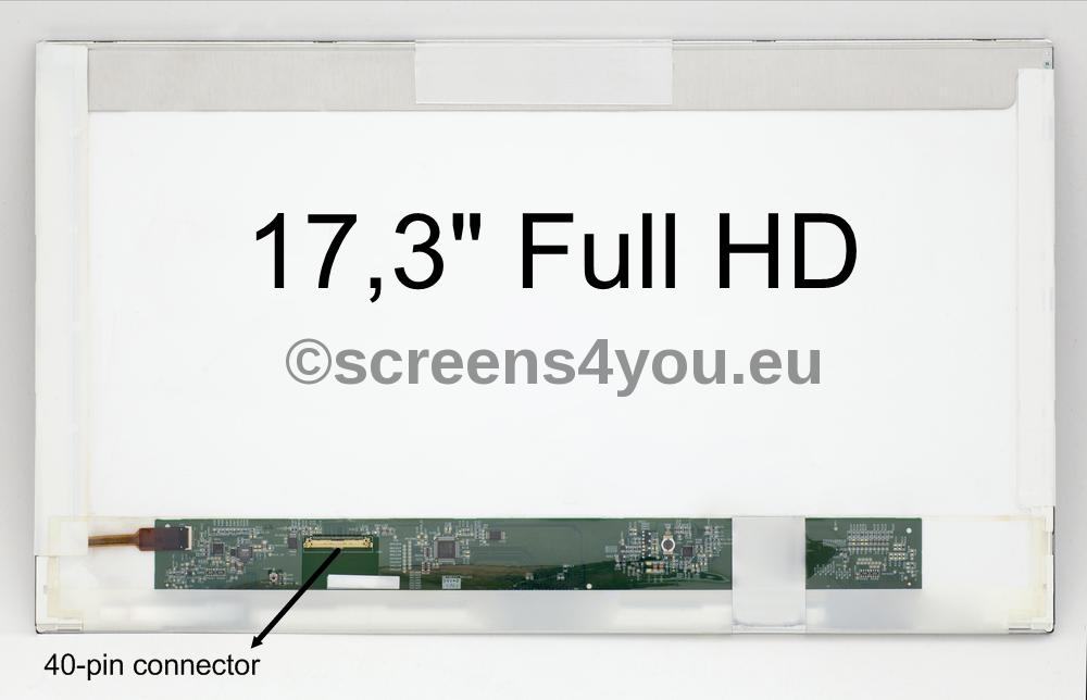 Schermo LCD LED 17,3 Pollici Full HD 1920x1080 Per Laptop – B173HW02 V.0 V.1 – Opaco O Lucido