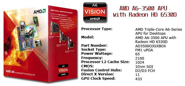 Radeon Hd Graphics Amd A6 3500 Hd Graphics I5 5400k Socket Cpu A6 3500