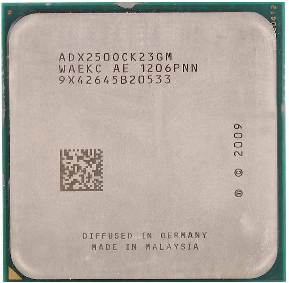 Processeur AMD Athlon II X2 250 - 3 GHz, 2 Cœurs, Socket AM2+/AM3 - Occasion Testé