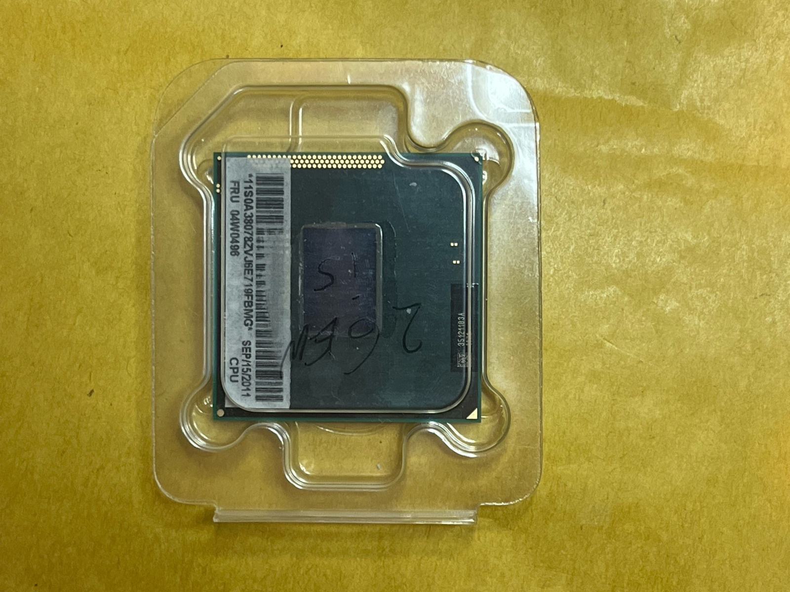 Intel i5 core 2520M 2.40 GHz laptop