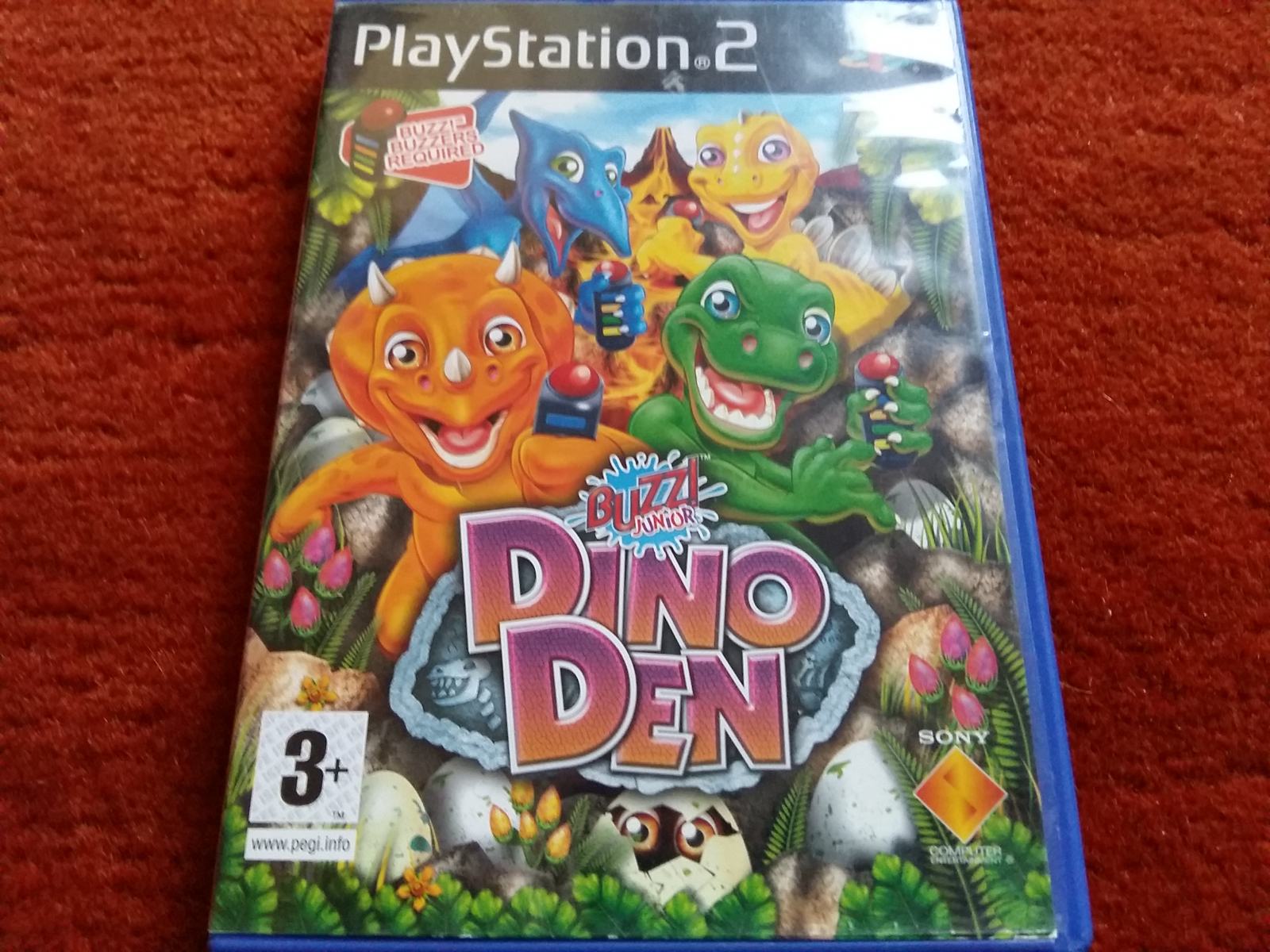 buzz junior dino den ps2