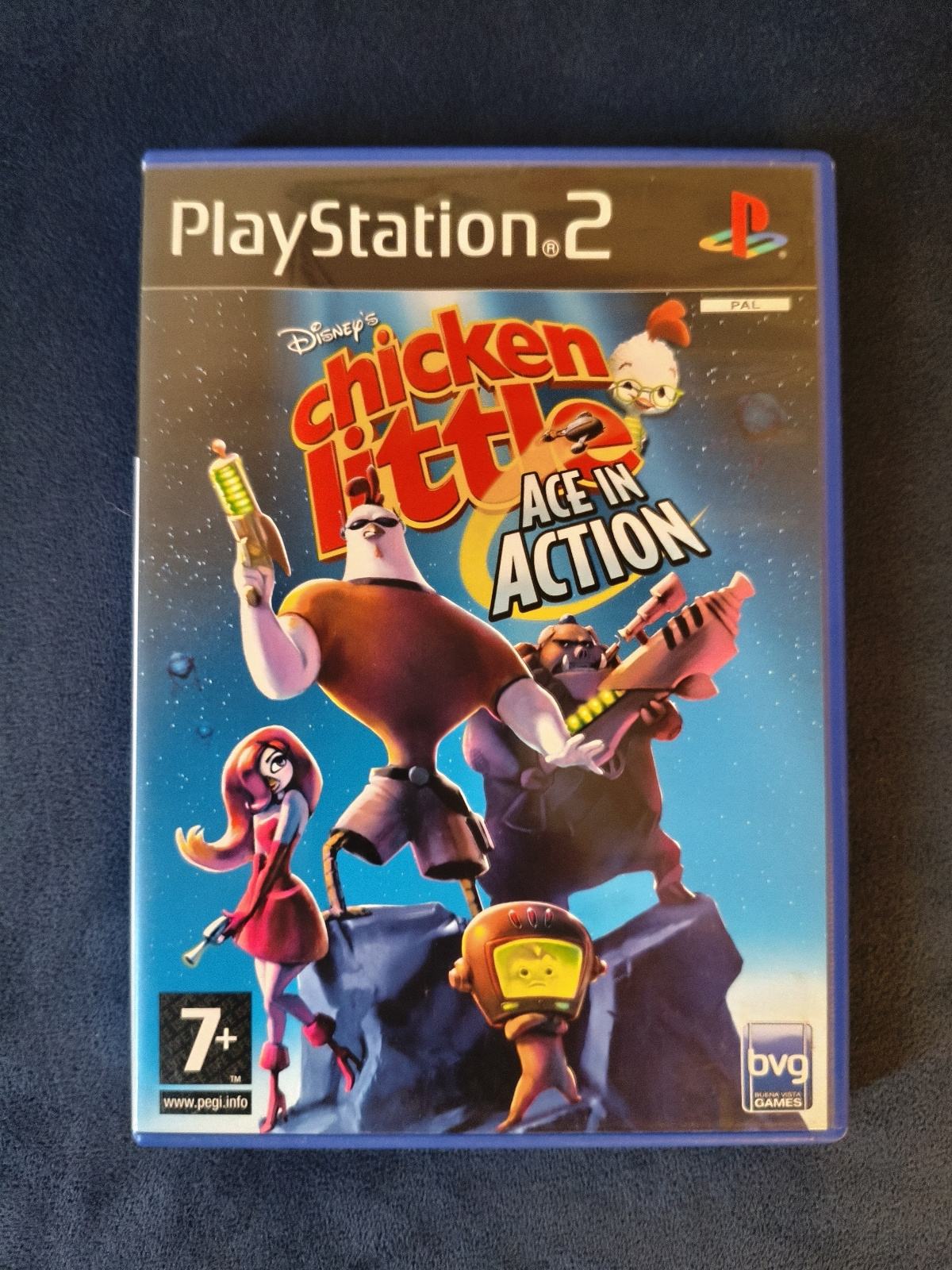 Jeu Chicken Little PS2 – PAL, Boîte Et Notice, Bon État