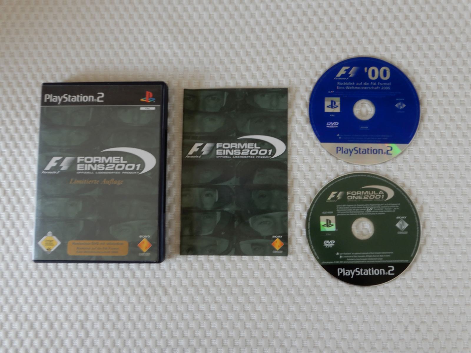 PRESS KIT RARE PlayStation 2 – Formula One 2001, édition Presse, Bon état