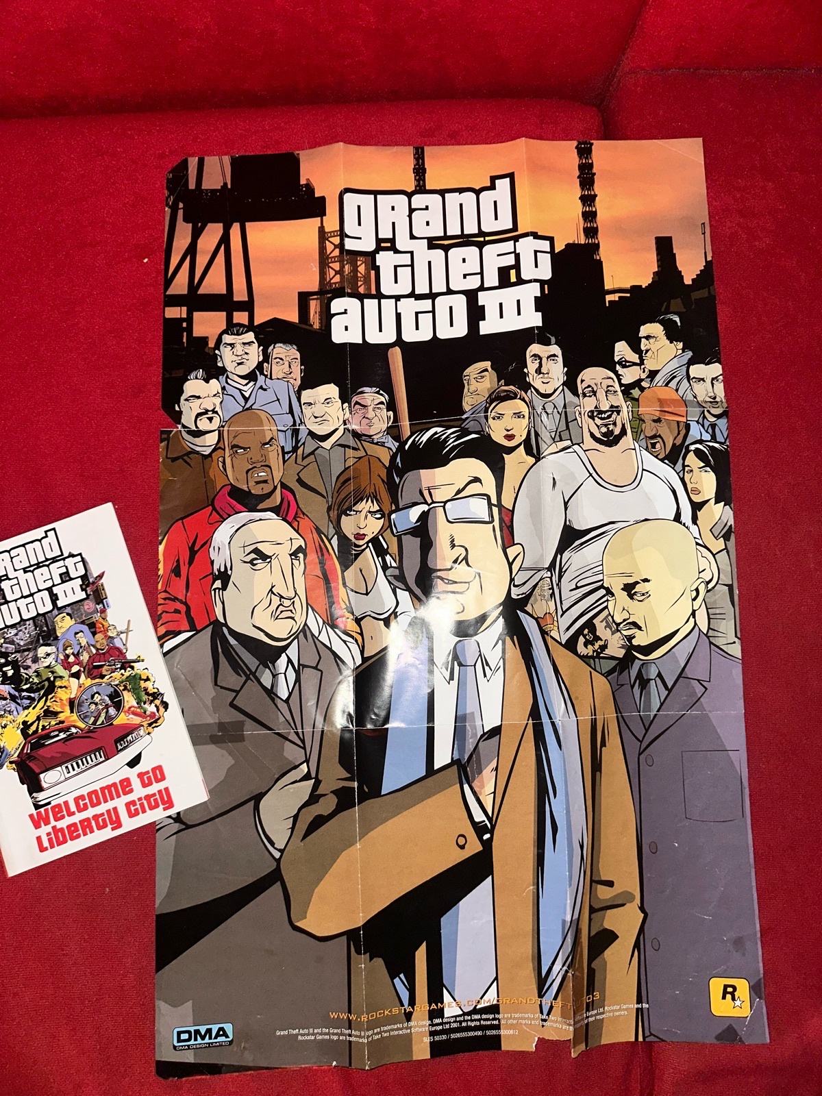 GTA 3 Poster/Mapa Rijetki + Vodic za igricu