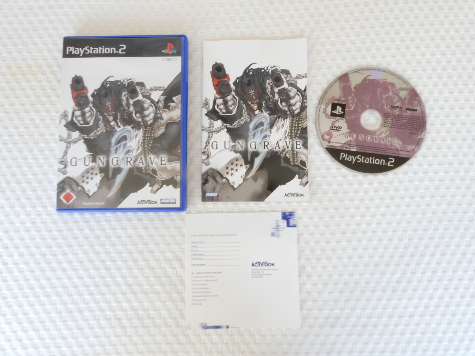Boîte De Jeu PS2 Gungrave – Pas De Disque – Pour Collection Ou Remplacement