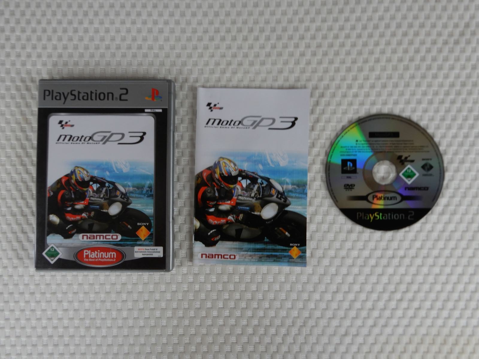 jeu MOTO GP 4 pour playstation 2 PS2 francais course game spiel race COMPLET #01 | UK
