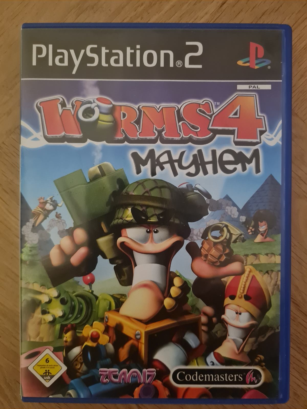 Jeu WORMS MAYHEM 4 Pour PlayStation 2 (PS2 Slim) - Bon état, Complet