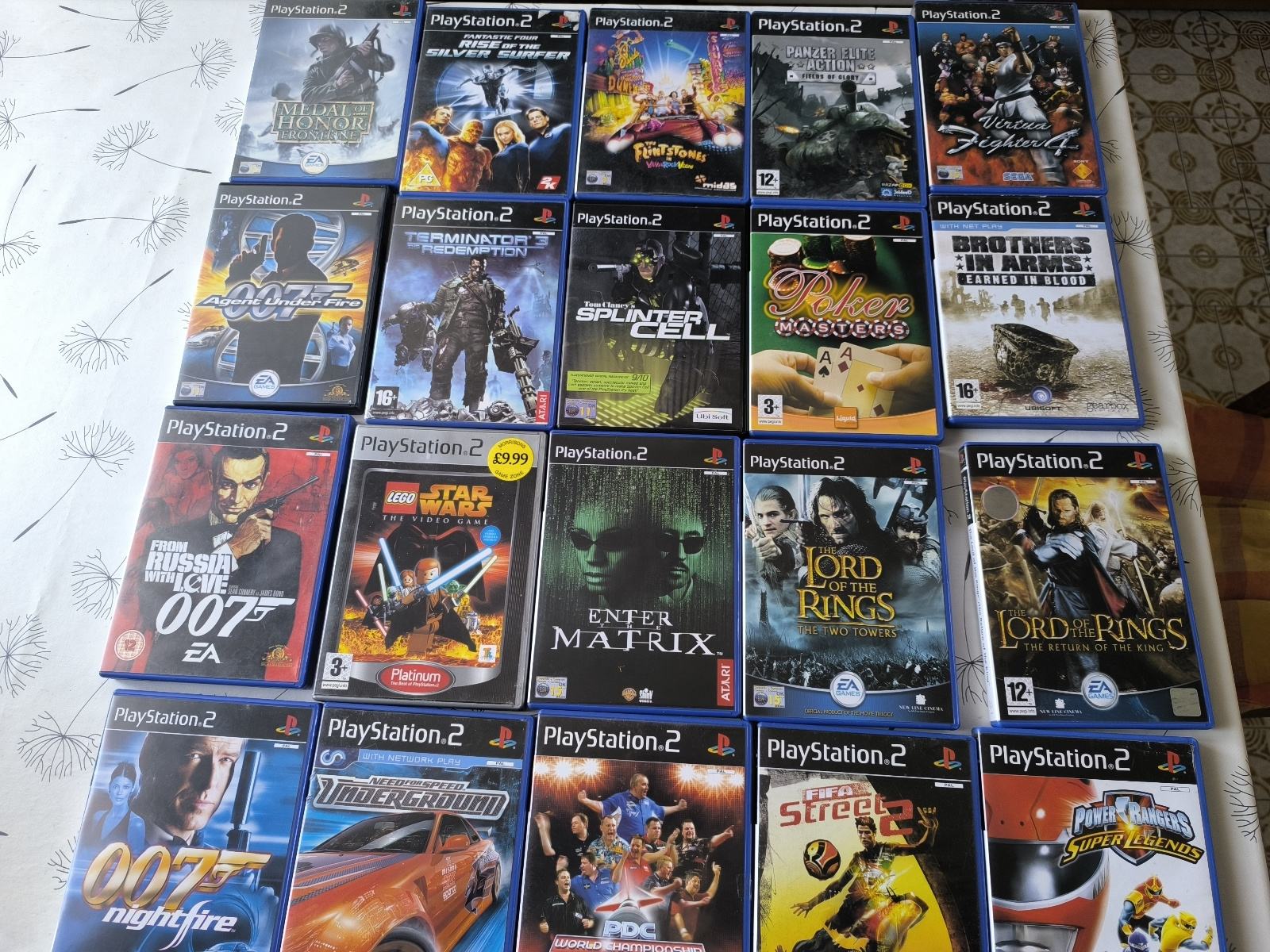 Playstation 2 Original Box 12 Custodie Game Originali PS2 Nuove - Per Giochi PlayStation 2, Con Logo 12 Custodie Originali PlayStation 2 Logo
