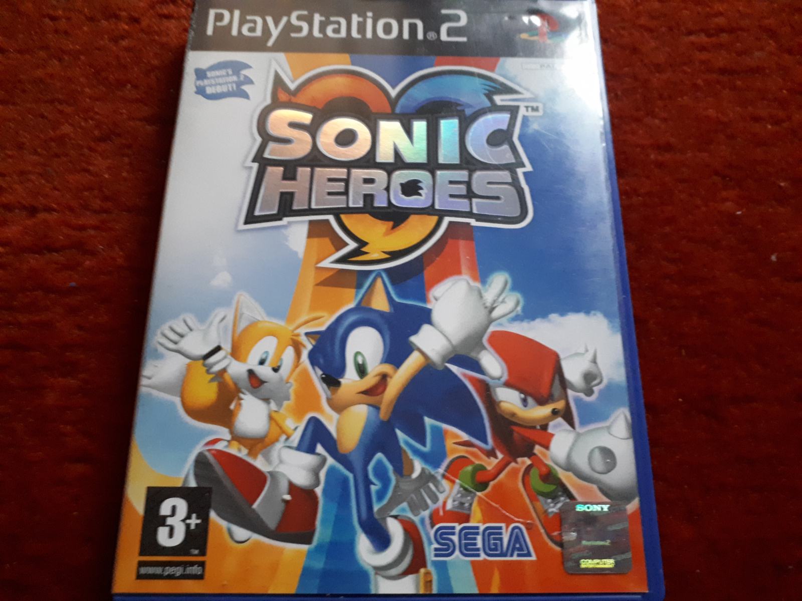 Jeu Sonic Heroes - Playstation 2 PS2 - Disque Seul - État Correct