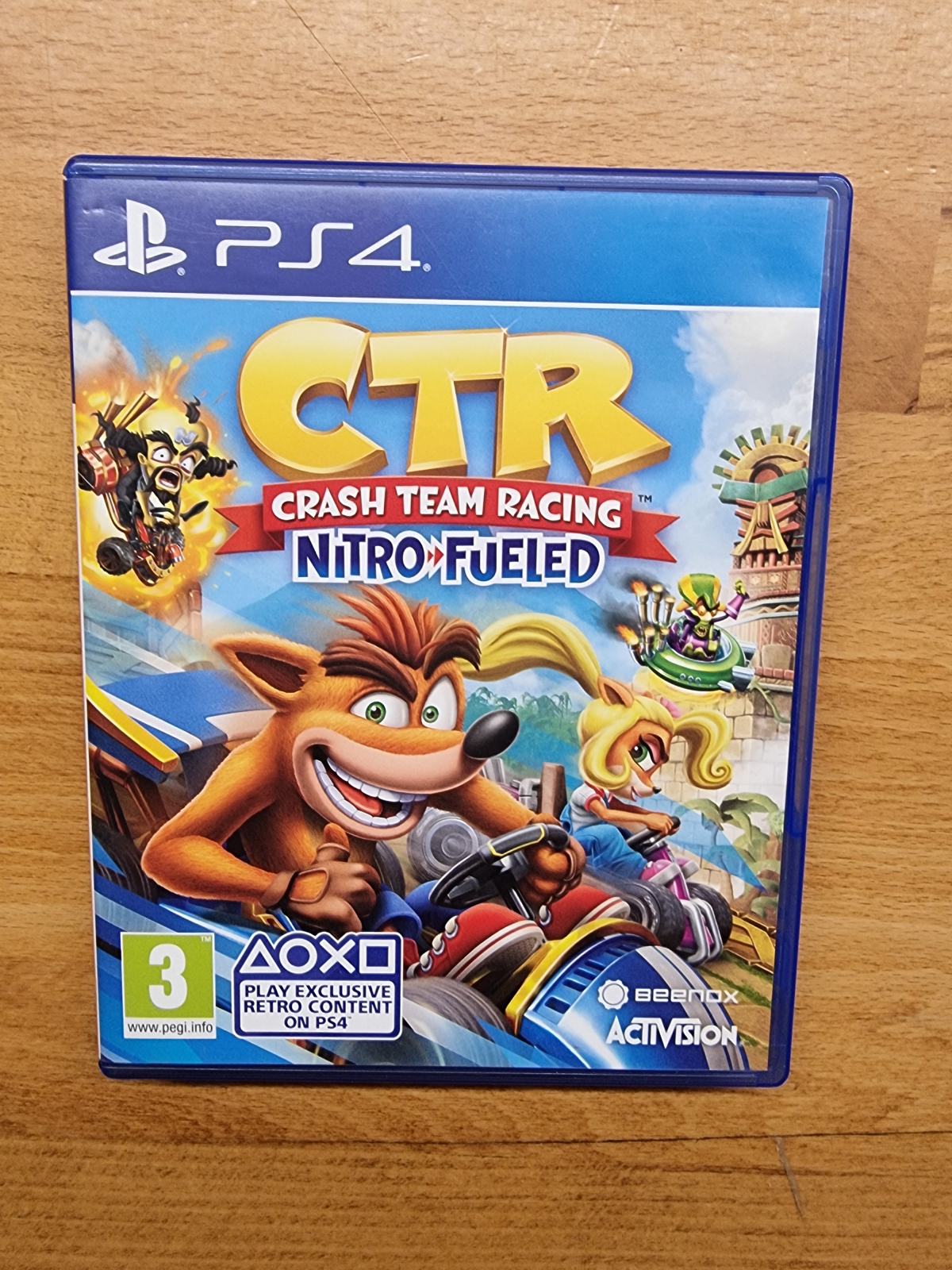CTR Crash Team Racing Nitro-Fueled (PS4) – Version Française, Très Bon état