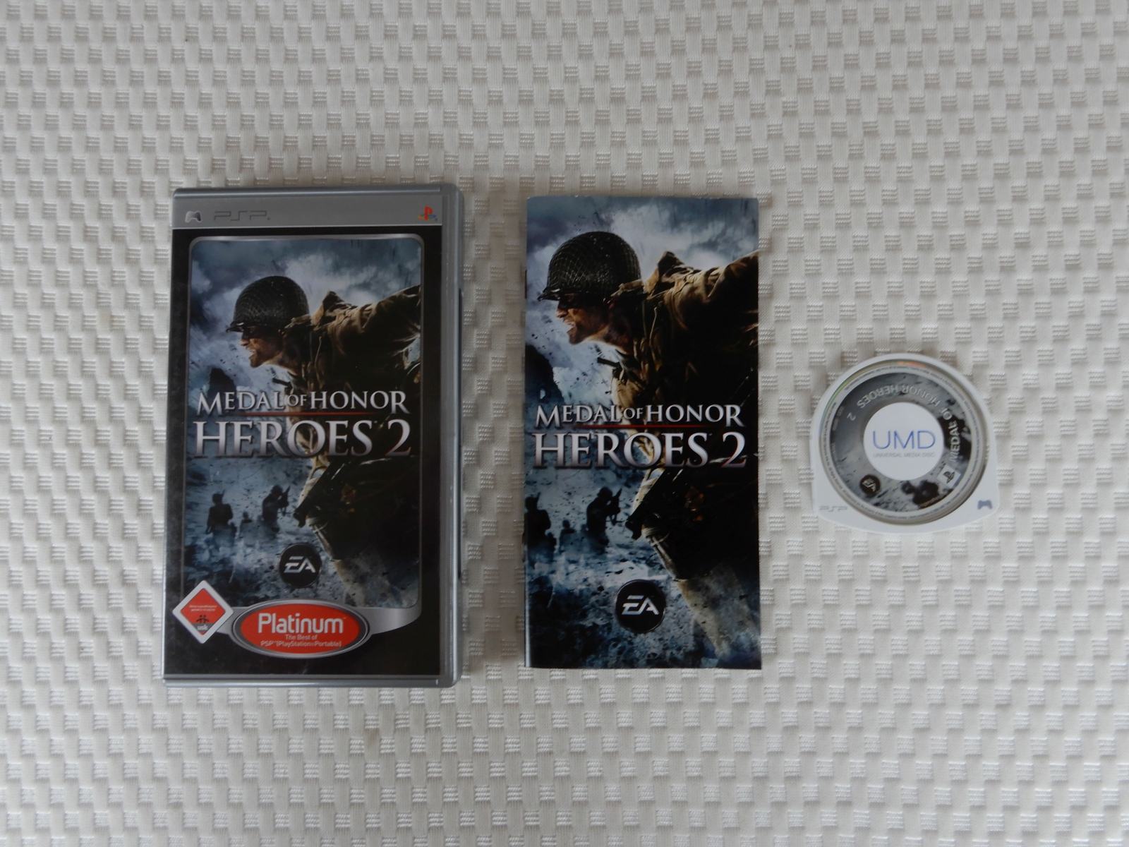 Jeu PSP Medal Of Honor Heroes 2 - Version Platinum - Très Bon état