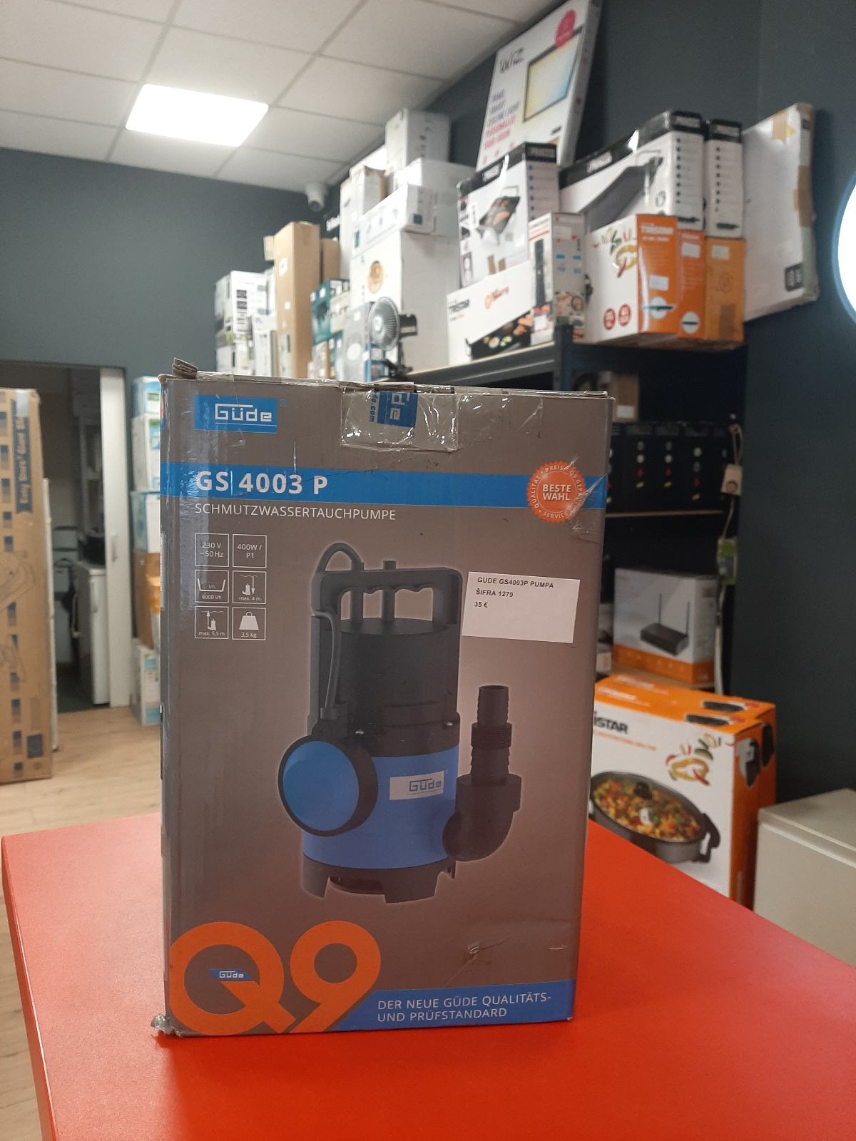 Güde Schmutzwasserpumpe GS 4003 P - Leistungsstark & Zuverlässig