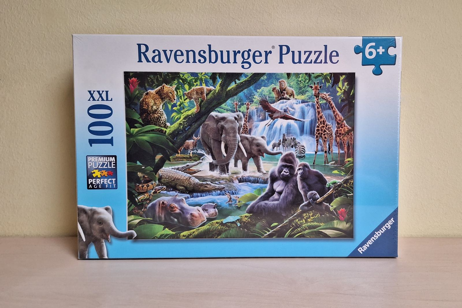 Ravensburger 3D XXL Puzzle Wilder Dschungel – 100 Teile, Mit 3D-Brille, Chromadepth-Technik Für Faszinierende Tiefenwirkung