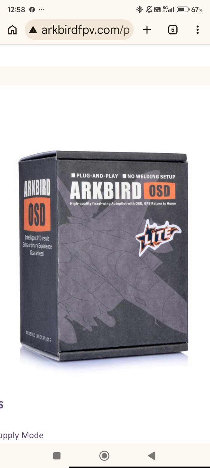 Arkbird autopilot 2.0