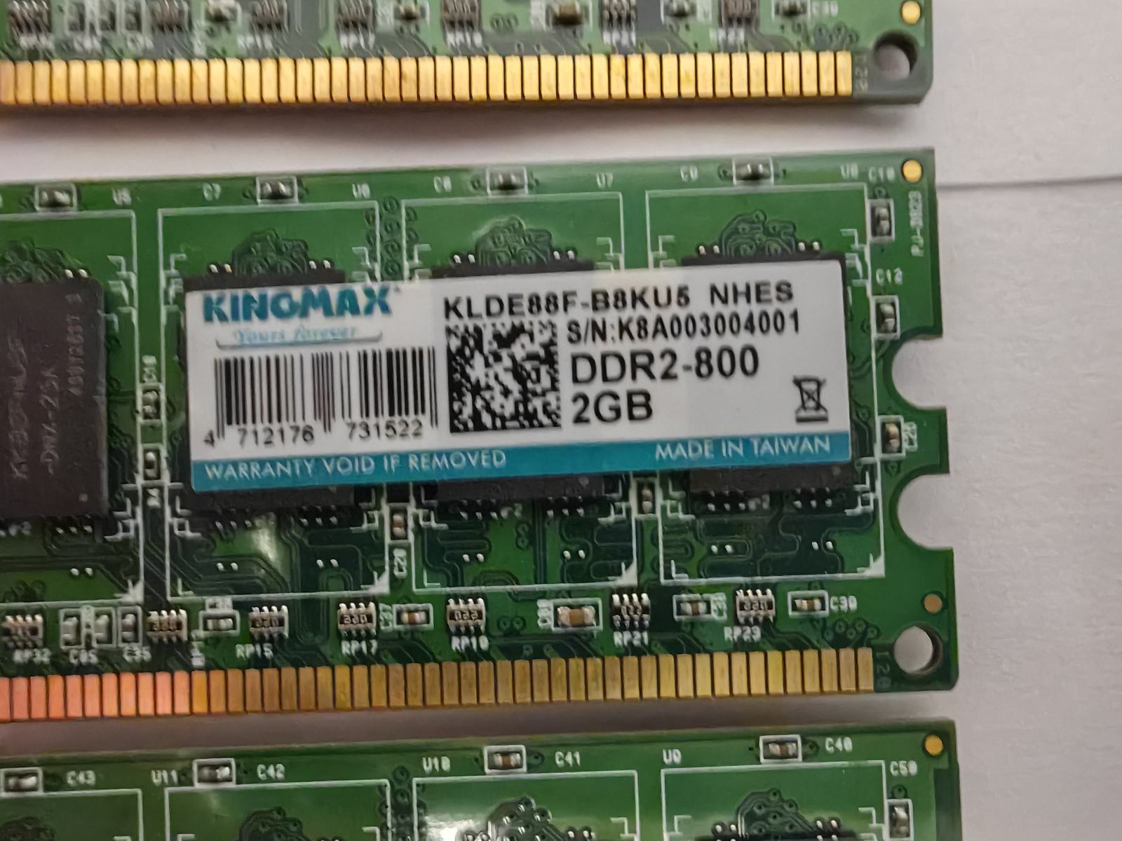 DDR2 2GB, 800 MHz, Kingmax, DIMM