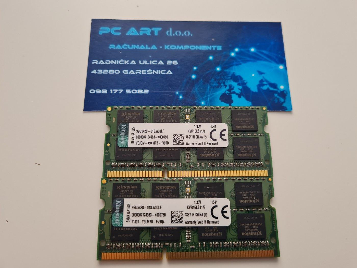 Kit RAM 16GB (2x8GB) DDR3 1600Mhz 1.35V Pour HP ProBook 450/455/470 - Neuf