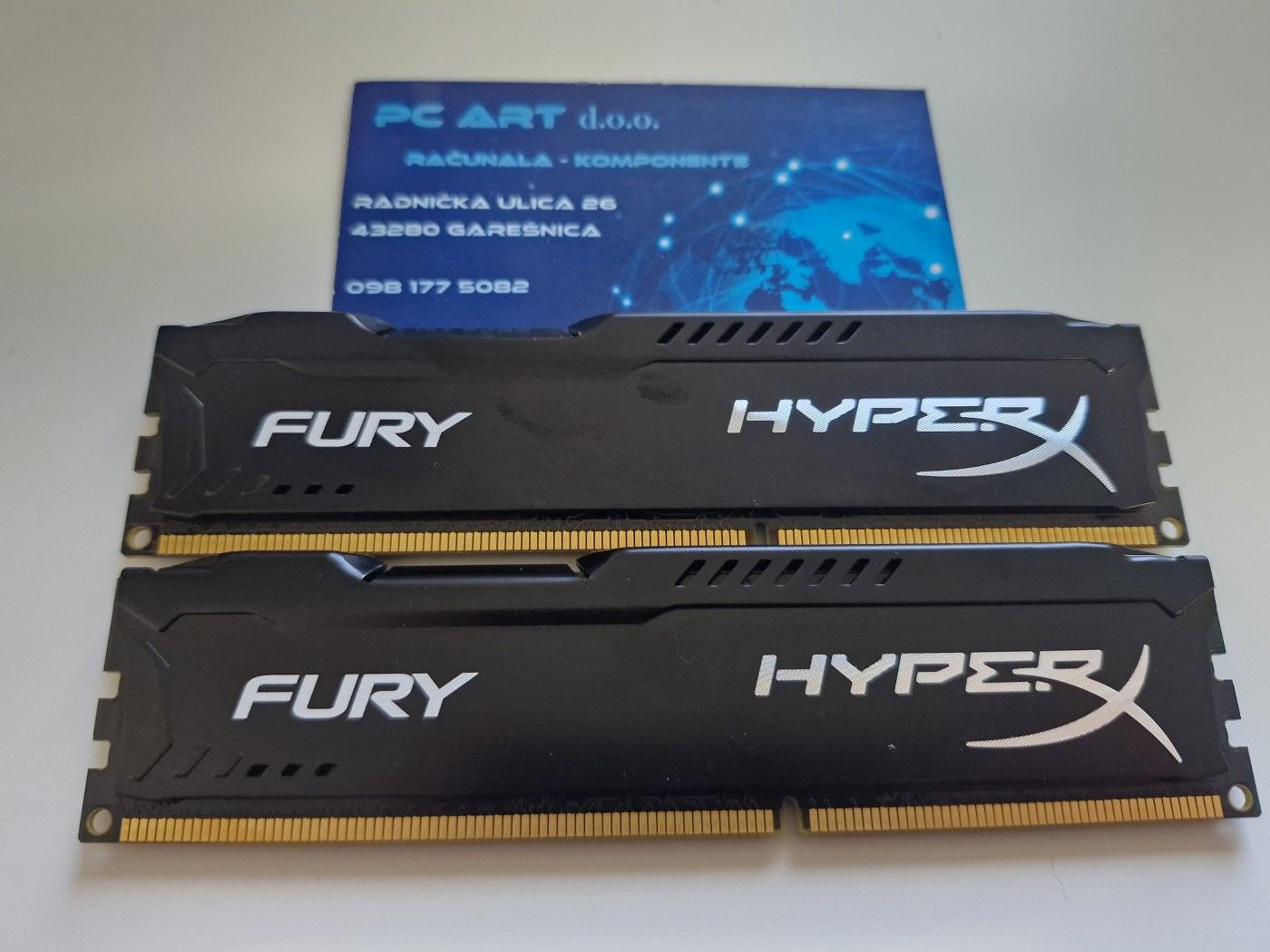 Kingston HyperX Fury 8GB DDR3 1866 MHz, Modulo Singolo Per Desktop, Usato Ma Testato - Foto 2